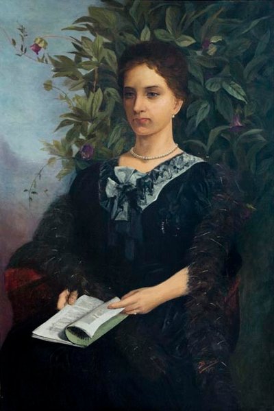 Lady with a Magazine by Berthe Worms
